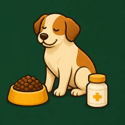 Alimento veterinario para perro servido en un bol.