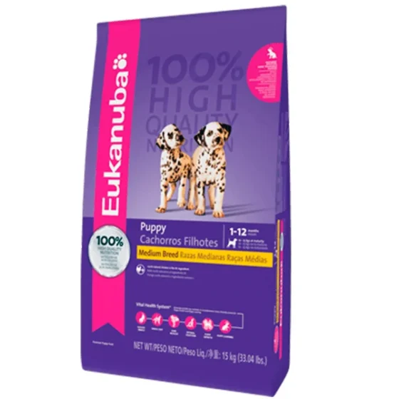 Eukanuba Cachorro Raza Mediana 15 Kg