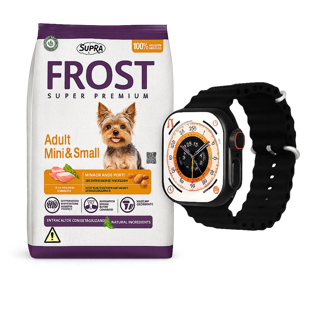 Frost Adulto Sb Raza Pequeña y Mini 15 Kg +Smartwatch 1 frost mini