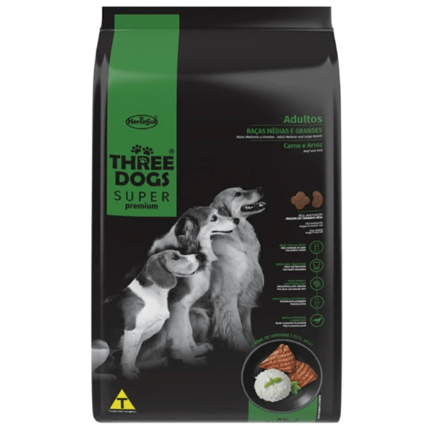 comida para perro three dogs