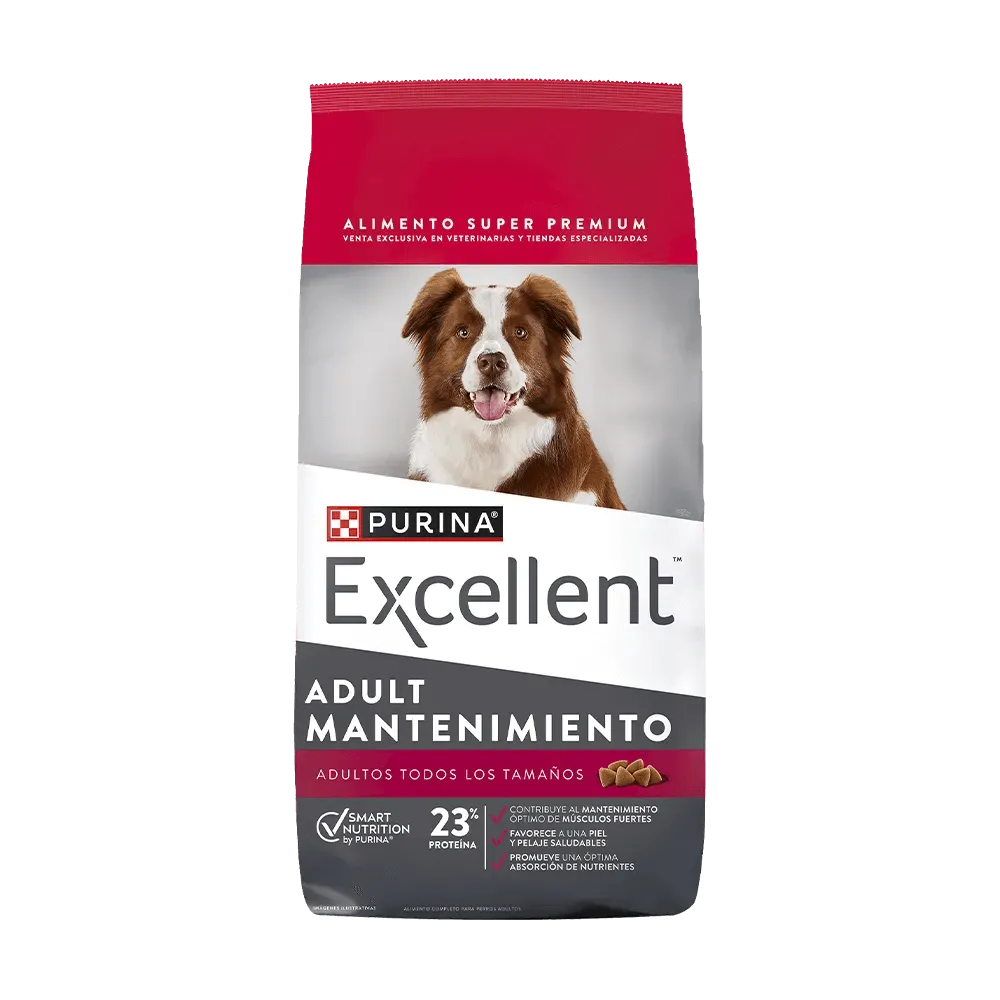 Nueva Purina Excellent Aldulto Mantenimiento 20 Kg+Contenedor 1 purina excellent mantenimiento