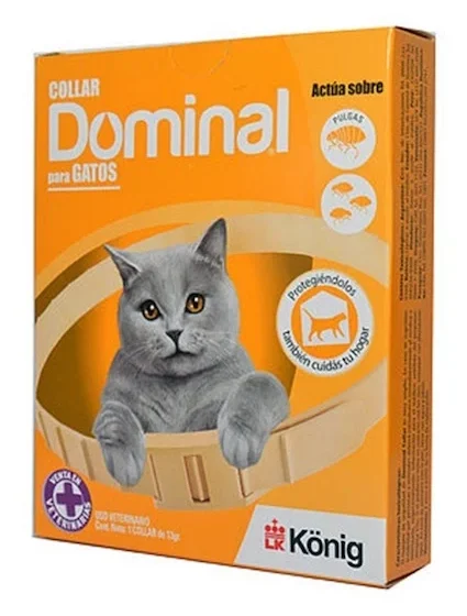 collar dominal antipulgas gato
