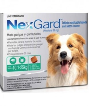 Pulgas y Garrapatas Pastilla Nexgard