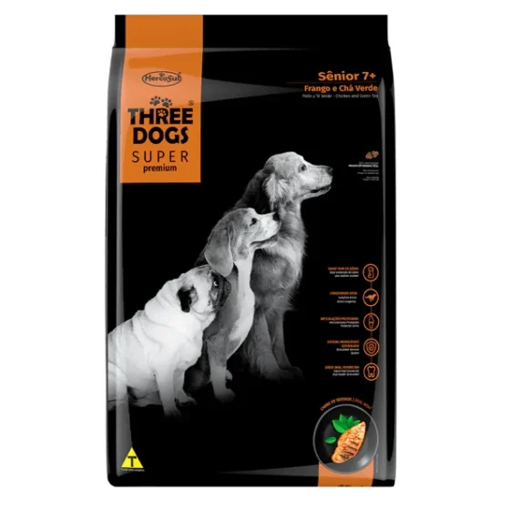 Three Dogs Senior Super Premium 15+2 Kg