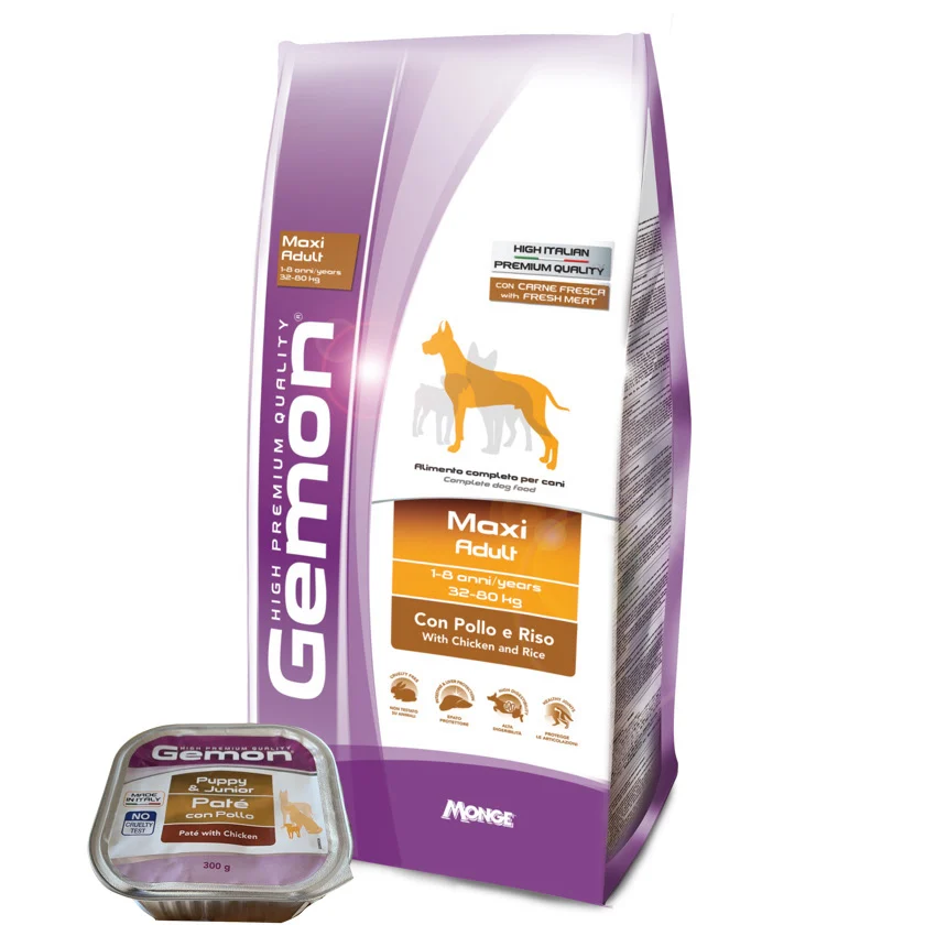 Gemon Adulto Large High Premium Pollo y Arroz 20 Kg