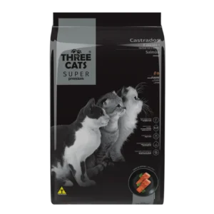 three cats super premium castrado salmon