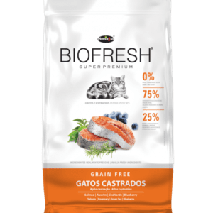alimento biofresh para gato castrado