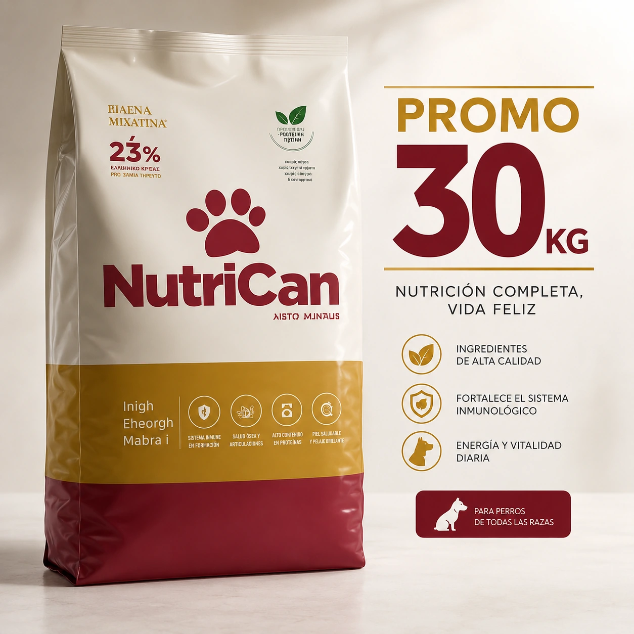 NutriCan Adulto 22 +8 Kg 1 nutrican adulto