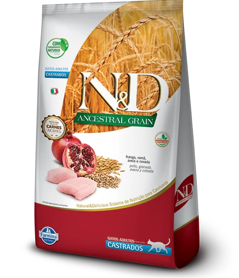 N&D Ancestral Feline Adulto Castrado 7,5 Kg