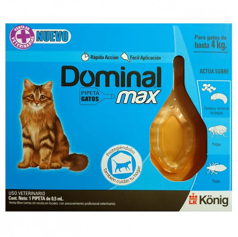 Dominal Max Pipeta para Gatos