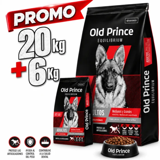 Old Prince Equilibrium Adulto 20+3+3 Kg