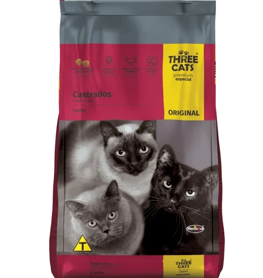 three cats castrado
