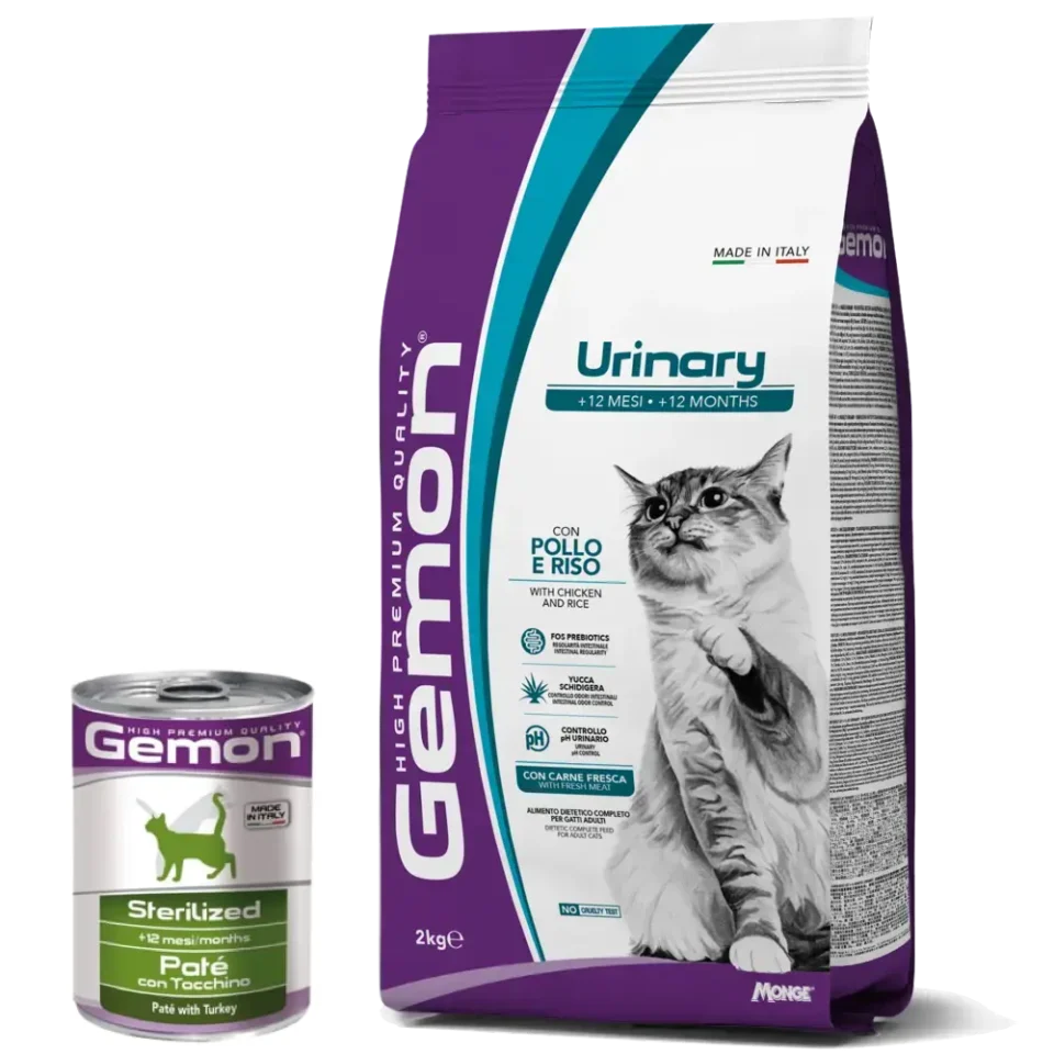 Gemon Urinary Cat High Premium Pollo y Arroz