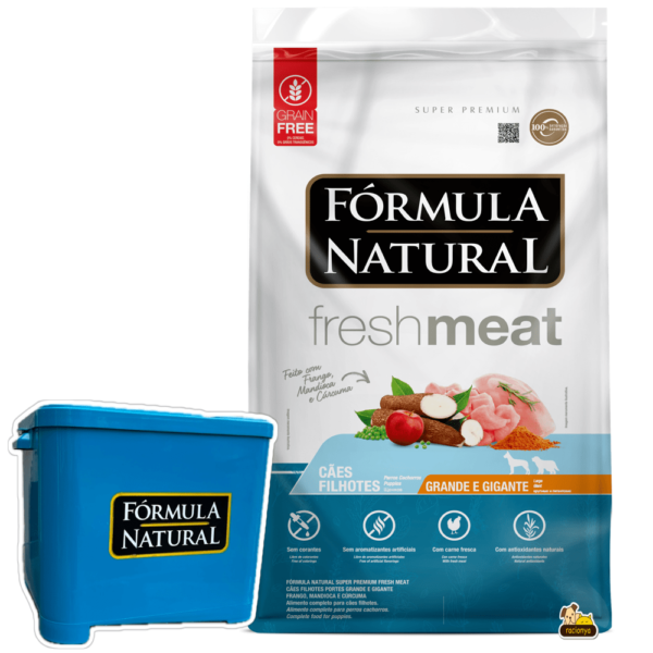 formula natural fresh meat cachorro raza grande