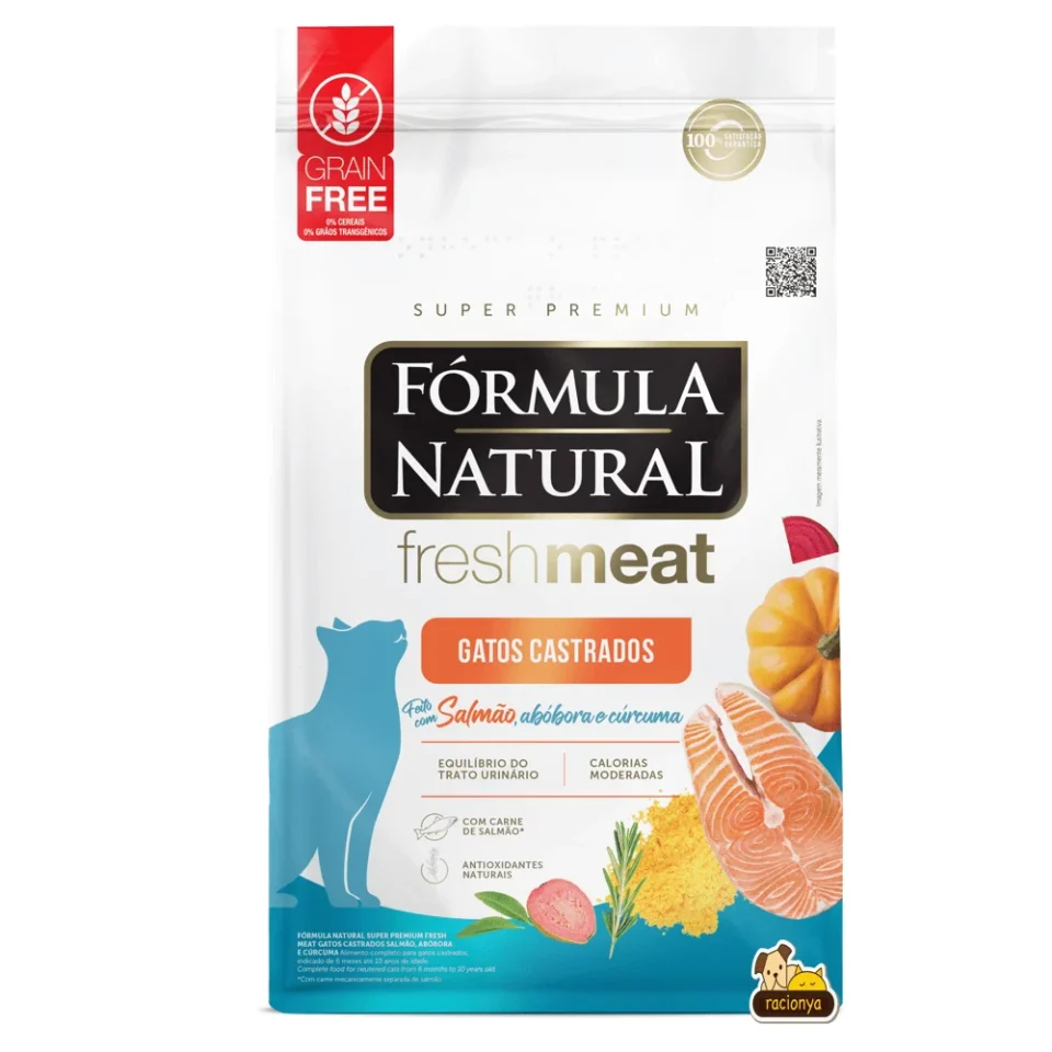 Formula Natural Fresh Meat Gatos Castrados Salmón 10 Kg