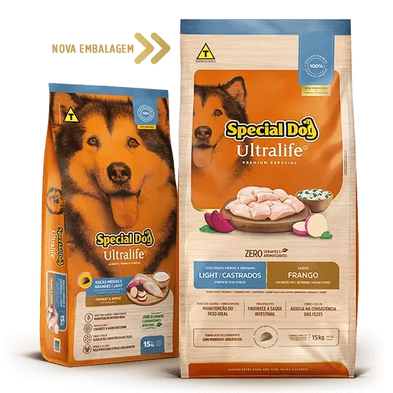Special Dog Ultralife Castrado Light 15 Kg