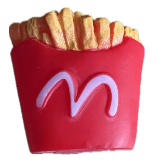 juguete mordedor papas fritas