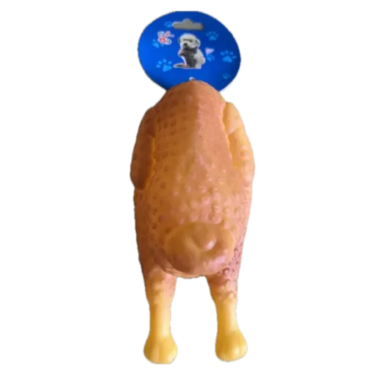 juguete mordedor pollo