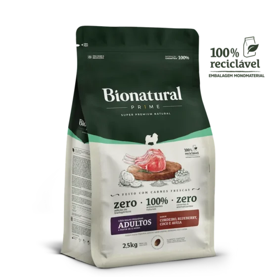 Bionatural Prime Cordero Razas Pequeñas