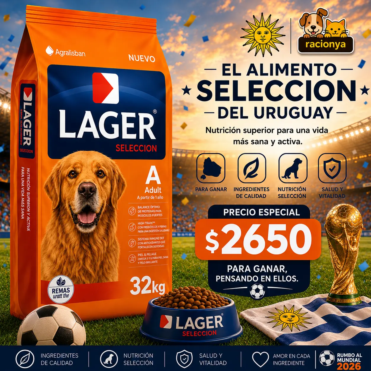 Aprovecha Combo Lager Adulto Premium 32 Kg 1 lager adulto combo