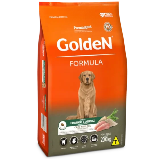 Golden Formula Perros Adultos Pollo y Arroz 20 Kg