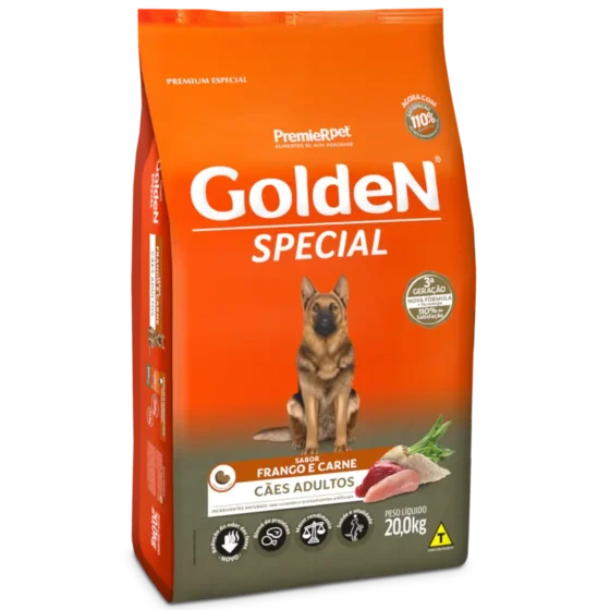 Golden Special Perros Adultos Pollo y Carne 20 Kg