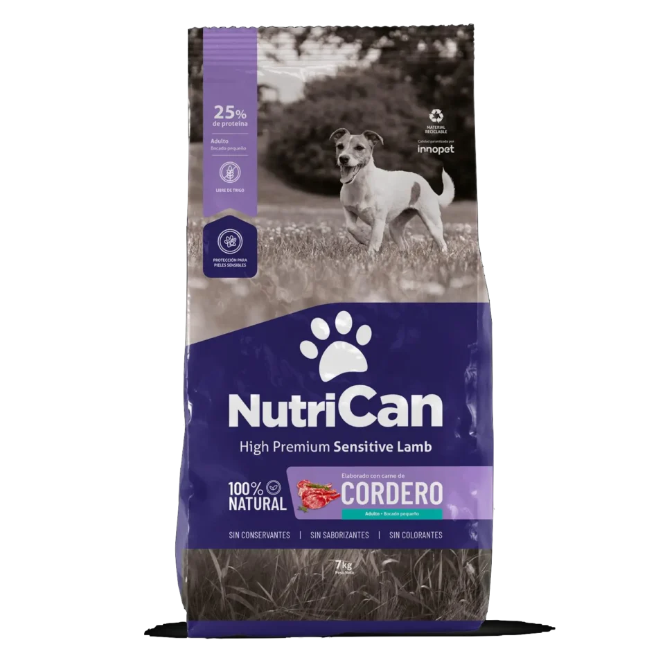 Nutrican Cordero Adulto High Premium Raza Peq. 7 Kg