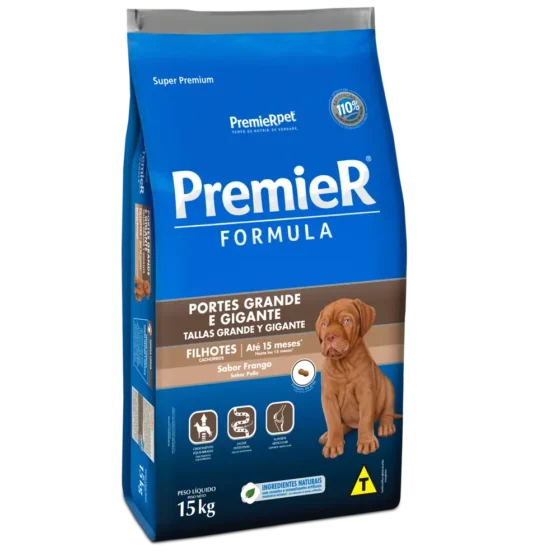 PremieR Formula Perros Cachorros Talla Grande y Gigante Pollo 15 Kg