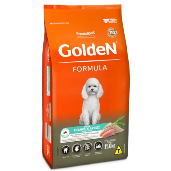 GoldeN Formula Perros Adultos Talla Pequeña Pollo y Arroz 15 Kg