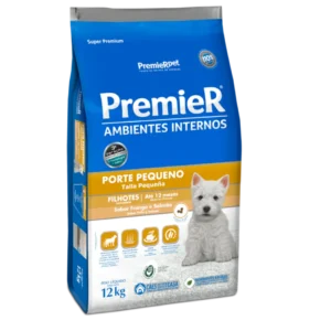 PremieR Ambientes Interiores Perros Cachorros Talla Pequeña Pollo y Salmón 12Kg