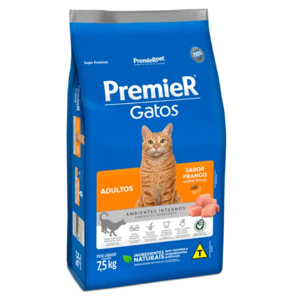 premier gatos adultos pollo
