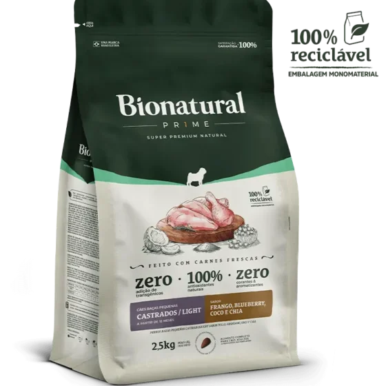 Bionatural Prime Castrado Light Raza Pequeña 10,1 Kg