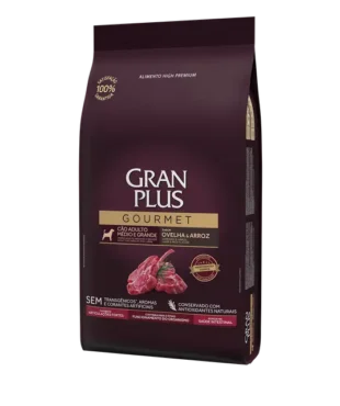 Racionya Alimentos para mascotas 33 gran plus gormuet cordero