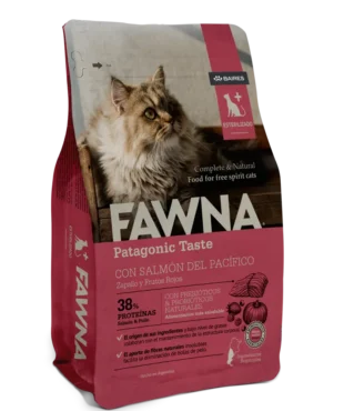 Racionya Alimentos para mascotas 14 Fawna Gato Esterilizado con Salmon