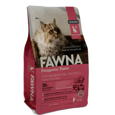 Racionya Alimentos para mascotas 14 Fawna Gato Esterilizado con Salmon