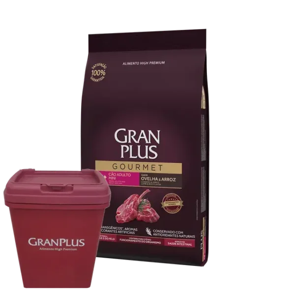 gran plus gourmet cordero raza pequeña con regalo