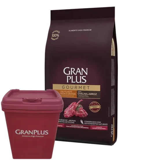 gran plus gourmet cordero cachorro