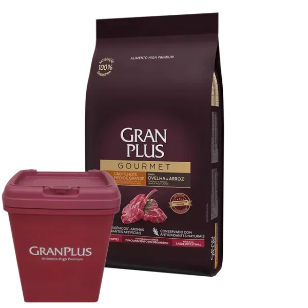 gran plus gourmet cordero cachorro