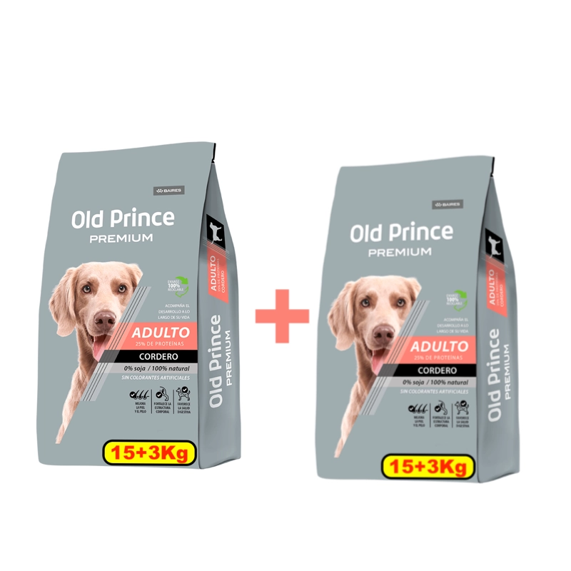Nueva Old Prince Premium Cordero 18+18 Kg 1 old prince cordero