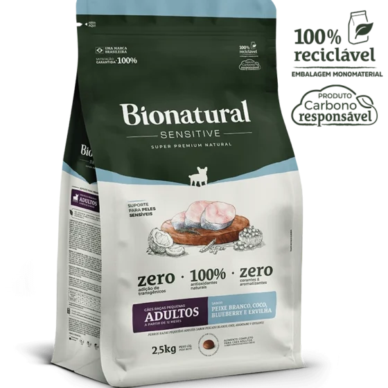 Bionatural Prime Sensitive Pescado Blanco y Coco
