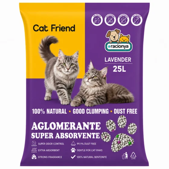 arena aglomerante cat friend lavanda