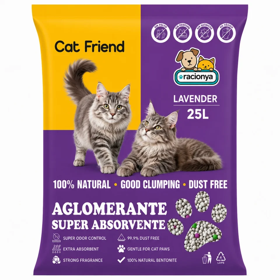 Aglomerante Arena Cat Friend Lavanda 25 L