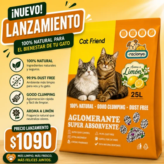 arena aglomerante cat friend