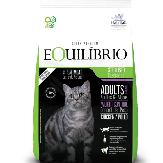 Equilibrio Gato Adulto Castrado Pollo 7,5 Kg