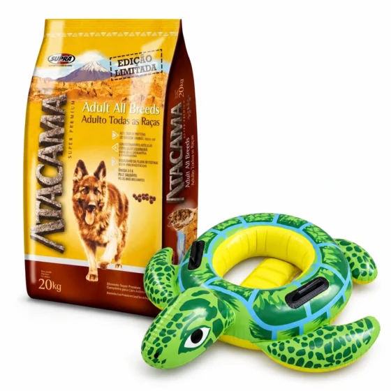 Nueva Atacama Adulto Super Premium 20+2 Kg con inflable tortuga de regalo