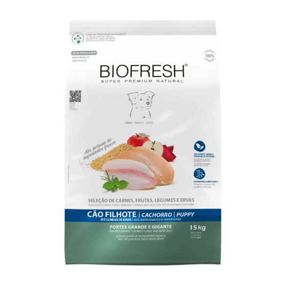 Biofresh Cachorro Razas Grandes 15 Kg