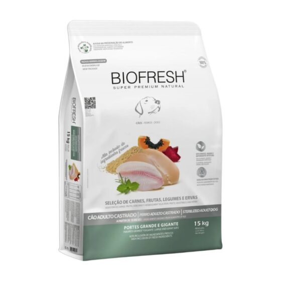 Biofresh Adulto Castrado Razas Grandes 15 Kg
