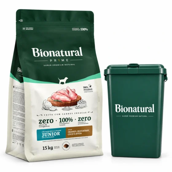 Bionatural Prime Cachorro Raza Mediana y Grande 15 Kg