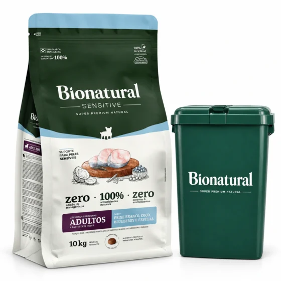 Bionatural Prime Sensitive Pescado Blanco y Coco 10 Kg