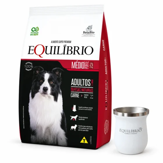 Equilibrio Adulto Carne 18 Kg + Mate Equilibrio de regalo